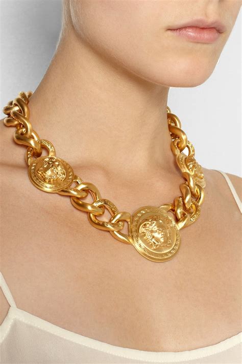 versace necklaces for sale|versace necklace real.